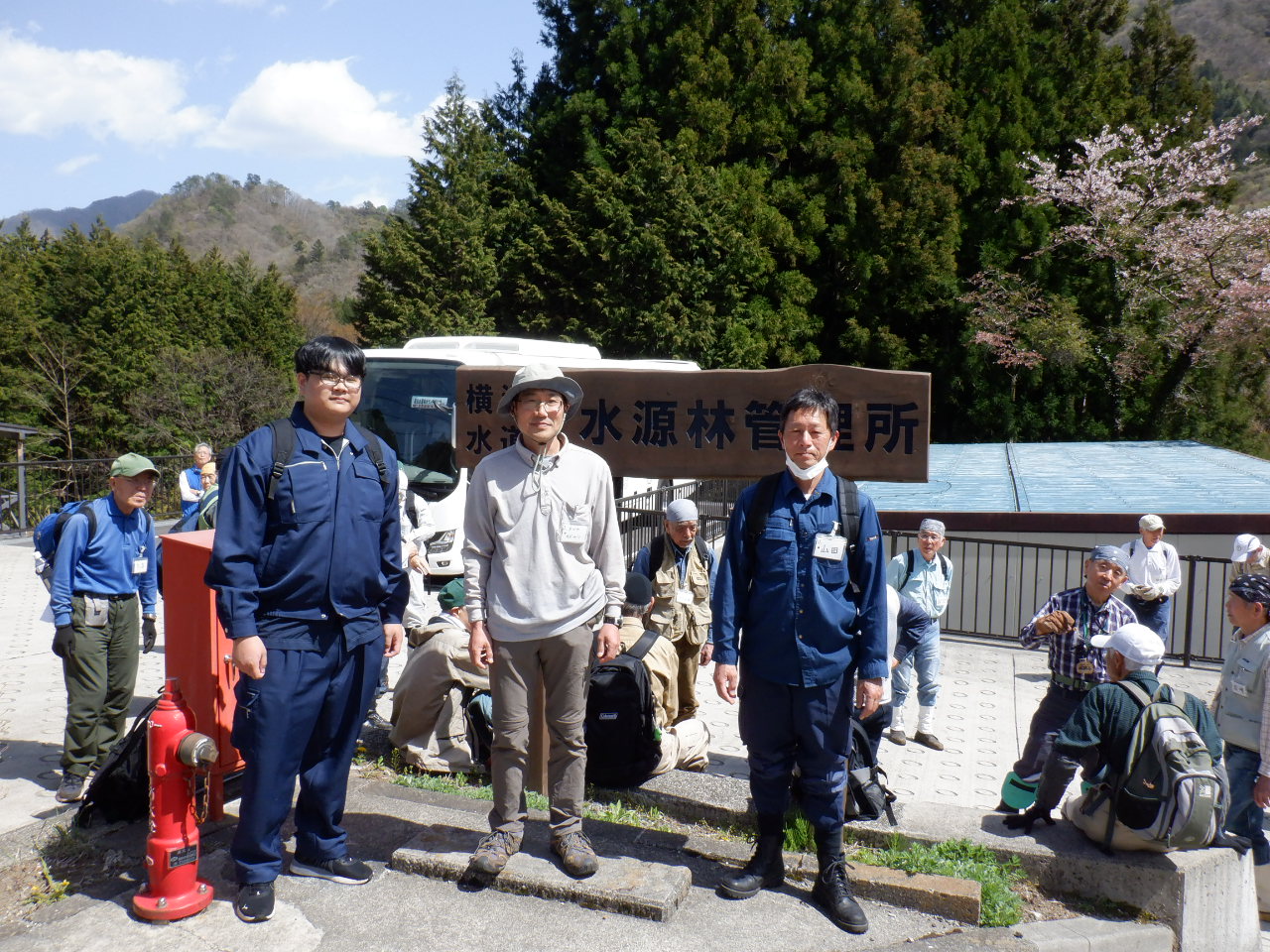道志間伐ボランティア