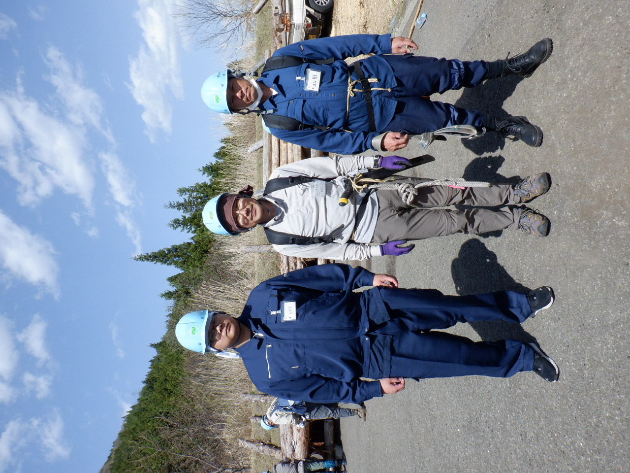 道志間伐ボランティア